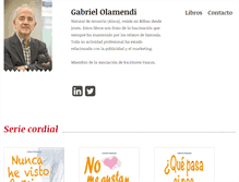 Tablet Screenshot of gabrielolamendi.com